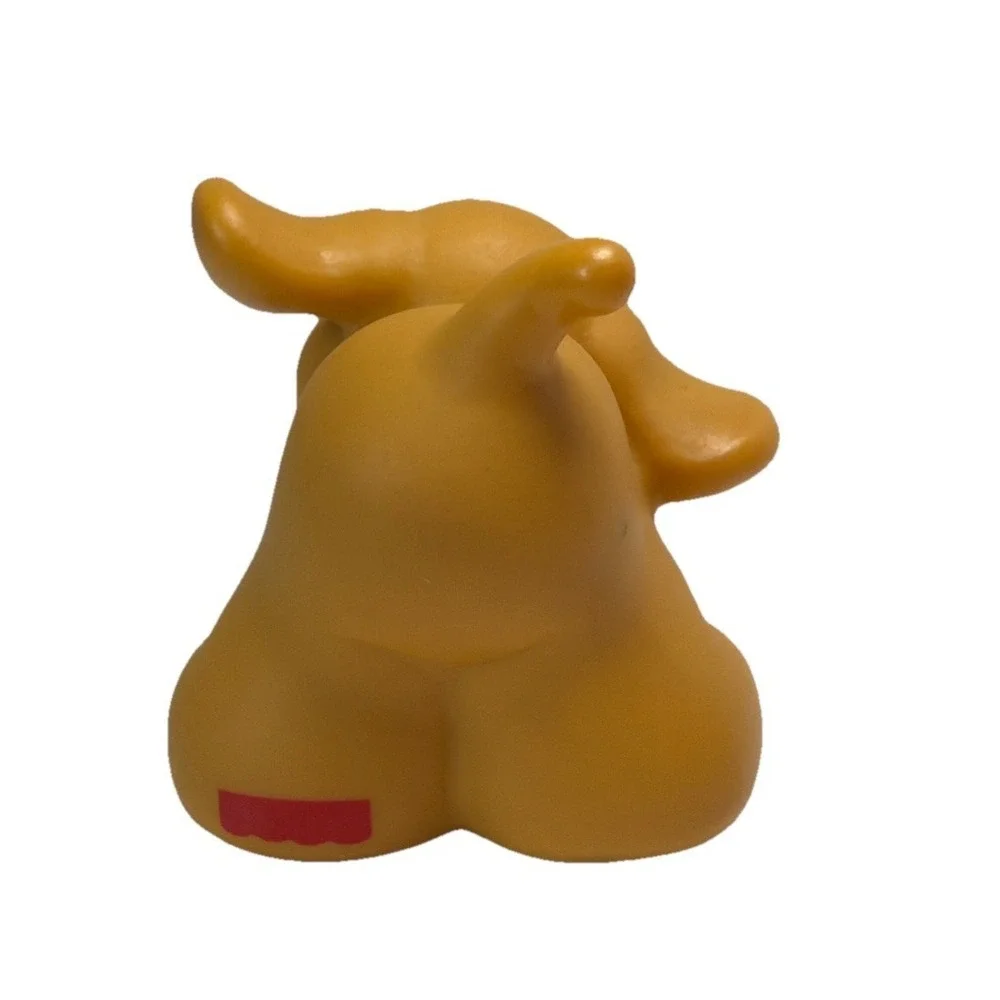 1997 HTF Fisher Price Little People Yellow Puppy Dog w/Heart collar 1.5